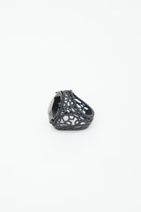 Bottega Veneta Faceted Oval Gemstone Ring
