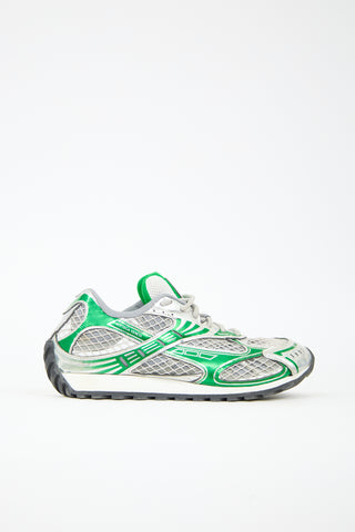 Bottega Veneta Faux Leather & Mesh Orbit Sneaker