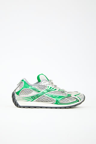 Bottega Veneta Faux Leather & Mesh Orbit Sneaker