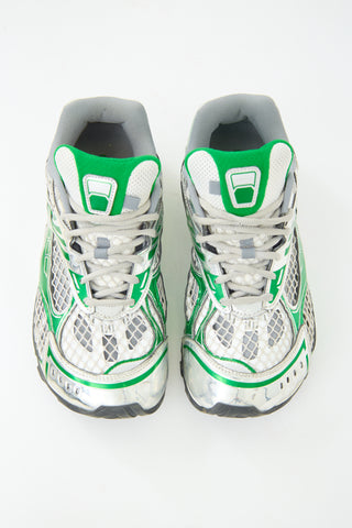 Bottega Veneta Faux Leather & Mesh Orbit Sneaker