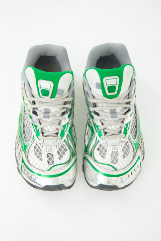 Bottega Veneta Faux Leather & Mesh Orbit Sneaker