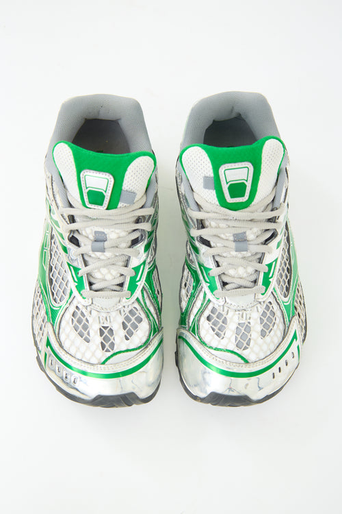 Bottega Veneta Faux Leather & Mesh Orbit Sneaker