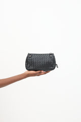 Bottega Veneta Intrecciato Leather Flap Bag
