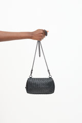 Bottega Veneta Intrecciato Leather Flap Bag