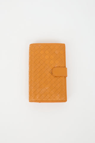 Bottega Veneta Intrecciato Bi-Fold Zip Wallet