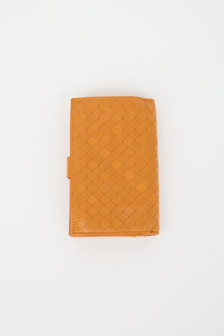 Bottega Veneta Intrecciato Bi-Fold Zip Wallet