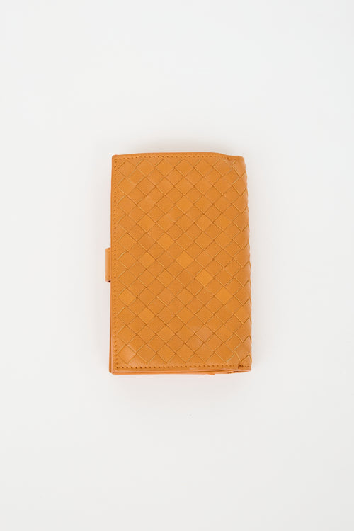 Bottega Veneta Intrecciato Bi-Fold Zip Wallet