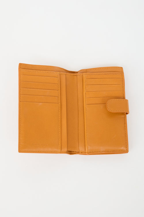 Bottega Veneta Intrecciato Bi-Fold Zip Wallet