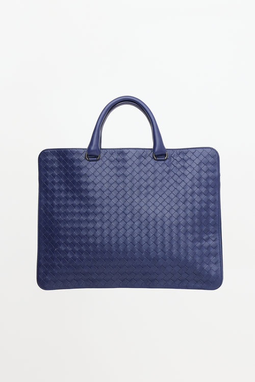 Bottega Veneta Intrecciato Briefcase Bag