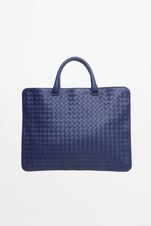 Bottega Veneta Intrecciato Briefcase Bag