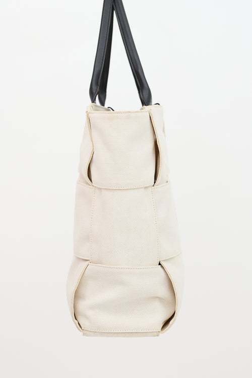 Bottega Veneta Intrecciato Canvas Maxi Arco Tote Bag