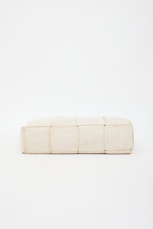 Bottega Veneta Intrecciato Canvas Maxi Arco Tote Bag