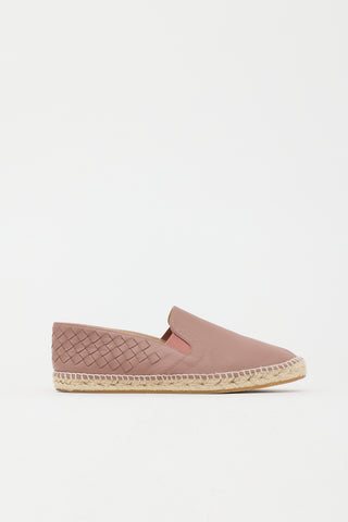 Bottega Veneta Intrecciato Leather Espadrille
