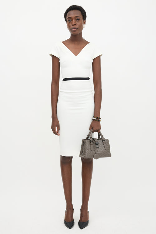 Bottega Veneta Intrecciato Leather Mini Roma Bag