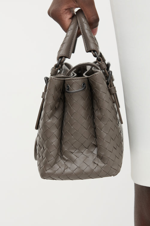 Bottega Veneta Intrecciato Leather Mini Roma Bag