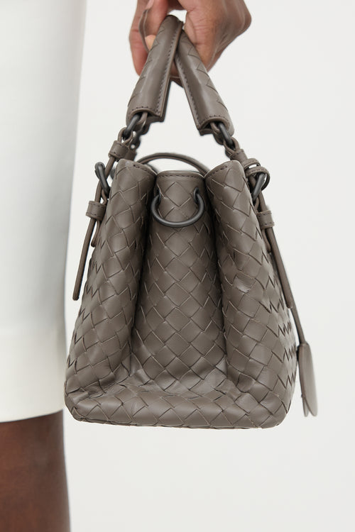 Bottega Veneta Intrecciato Leather Mini Roma Bag