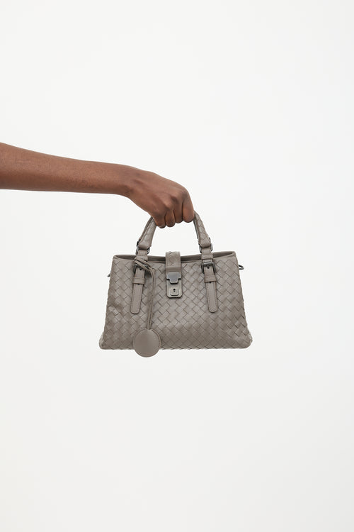 Bottega Veneta Intrecciato Leather Mini Roma Bag
