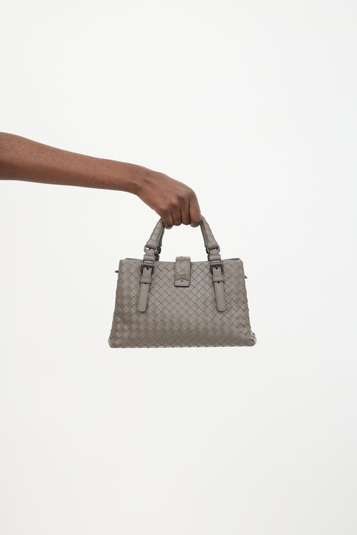 Bottega Veneta Intrecciato Leather Mini Roma Bag