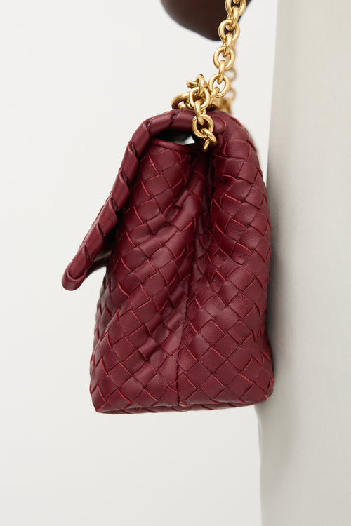 Bottega Veneta Intrecciato Leather Small Olimpia Bag