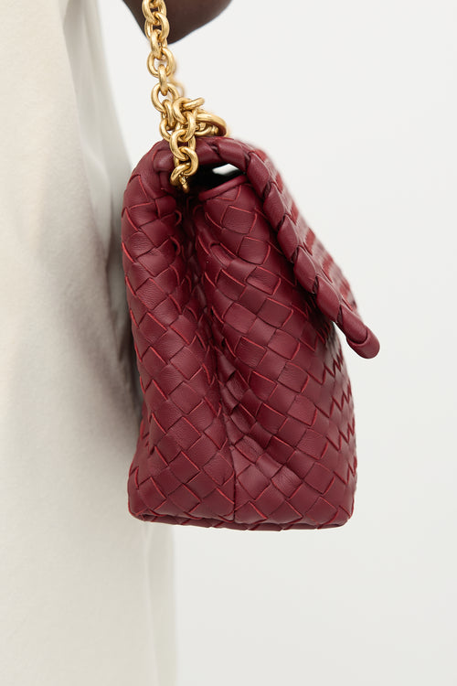 Bottega Veneta Intrecciato Leather Small Olimpia Bag
