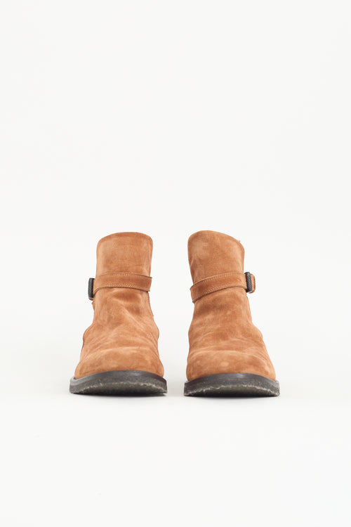Bottega Veneta Intrecciato Shearling Boot