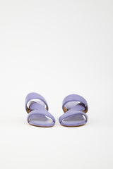 Bottega Veneta Leather Band Heeled Sandal