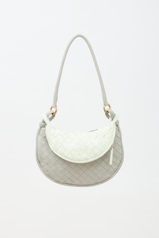 Bottega Veneta Leather Intrecciato Small Gemelli Bag