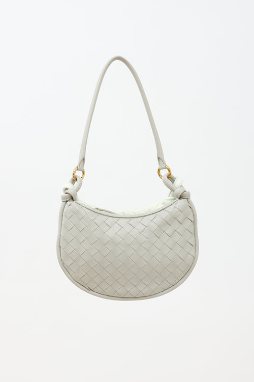 Bottega Veneta Leather Intrecciato Small Gemelli Bag