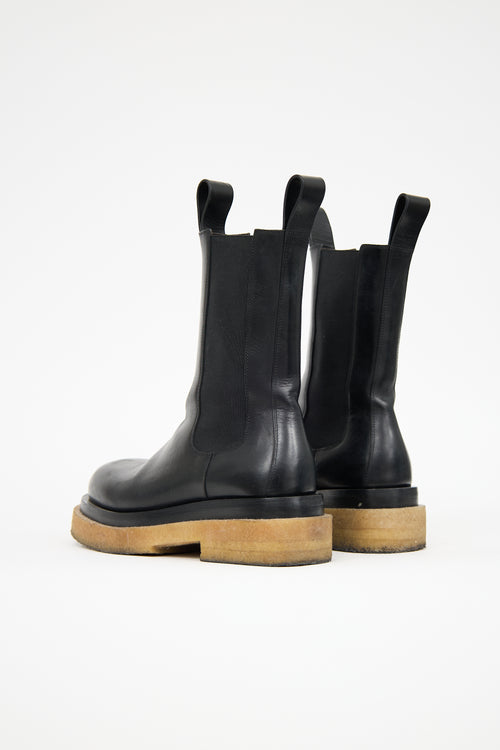 Bottega Veneta Leather Lug Chelsea Boot