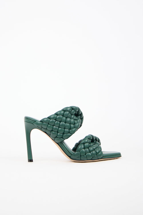 Bottega Veneta Padded Leather Curve Sandal