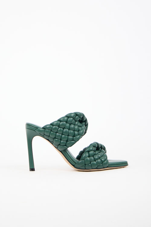 Bottega Veneta Padded Leather Curve Sandal