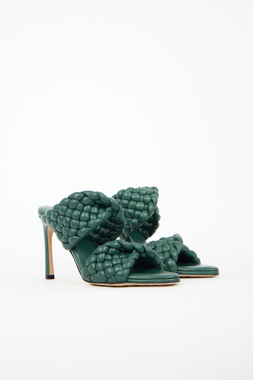 Bottega Veneta Padded Leather Curve Sandal