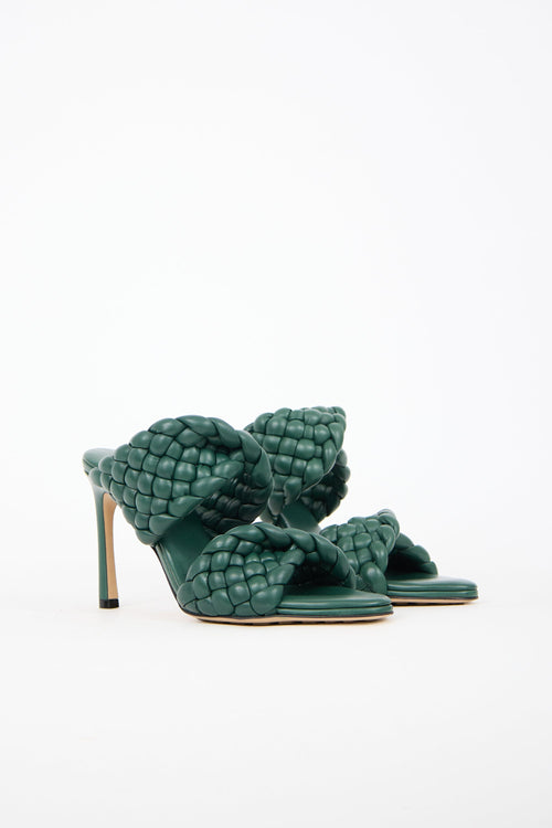 Bottega Veneta Padded Leather Curve Sandal