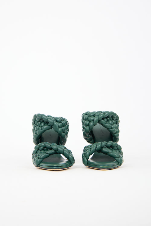 Bottega Veneta Padded Leather Curve Sandal