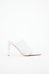 Bottega Veneta Padded Leather Intrecciato Mule