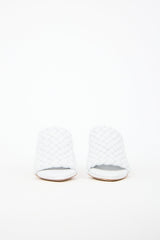 Bottega Veneta Padded Leather Intrecciato Mule