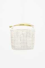 Bottega Veneta Leather Crochet Sardine Bag