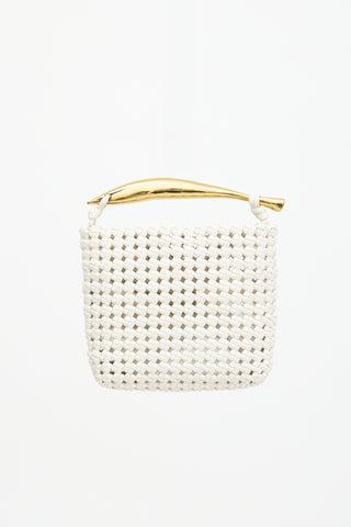 Bottega Veneta Leather Crochet Sardine Bag