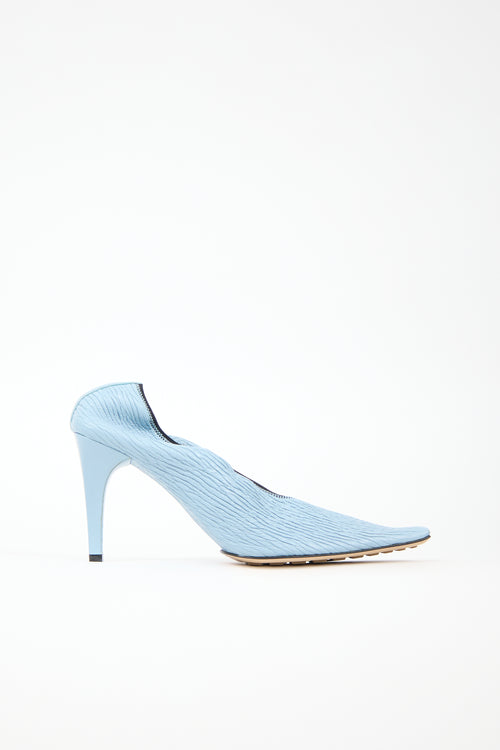 Bottega Veneta Leather Crunch Pump