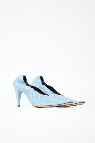 Bottega Veneta Leather Crunch Pump