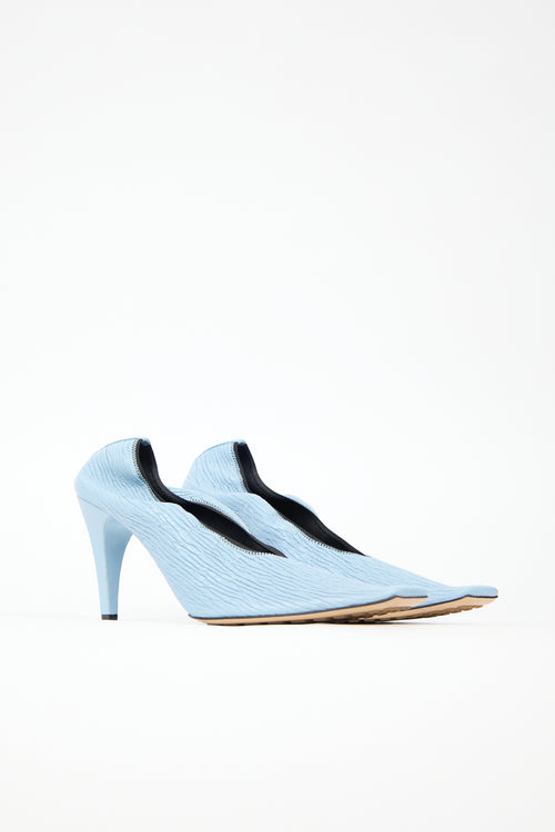 Bottega Veneta Leather Crunch Pump