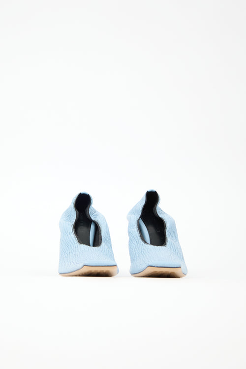 Bottega Veneta Leather Crunch Pump