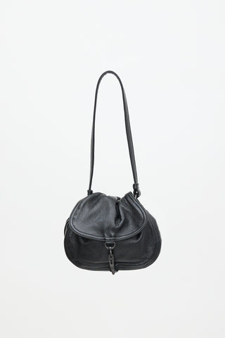 Bottega Veneta Leather Flap Shoulder Bag