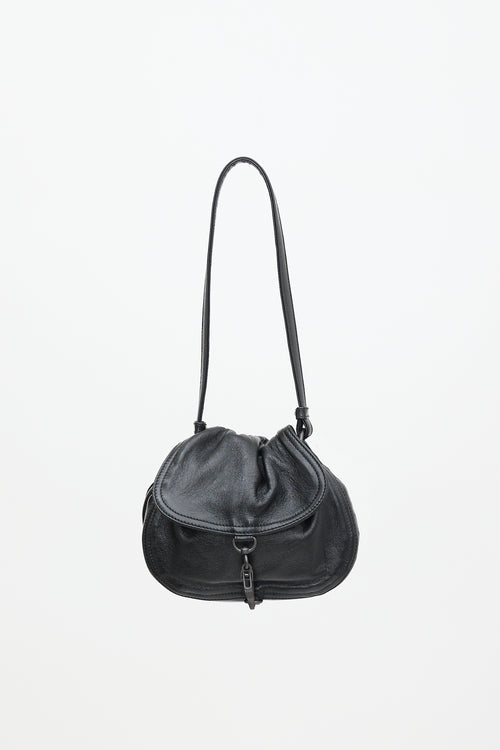 Bottega Veneta Leather Flap Shoulder Bag