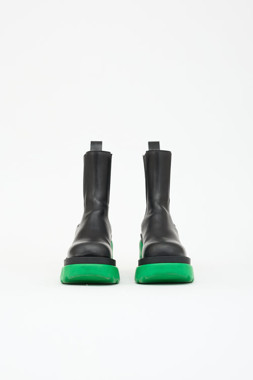 Bottega Veneta Leather Flash Chelsea Boot