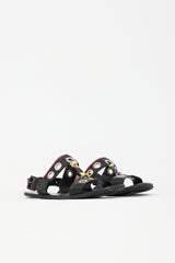 Bottega Veneta Leather Grommet Sandal
