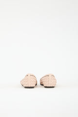 Bottega Veneta Leather Intrecciato Flat