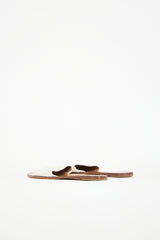 Bottega Veneta Leather Intrecciato Sandal