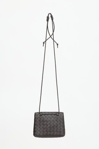 Bottega Veneta Leather Intrecciato Crossbody Bag