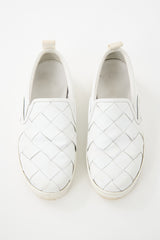 Bottega Veneta Leather Intrecciato Dodger Sneaker